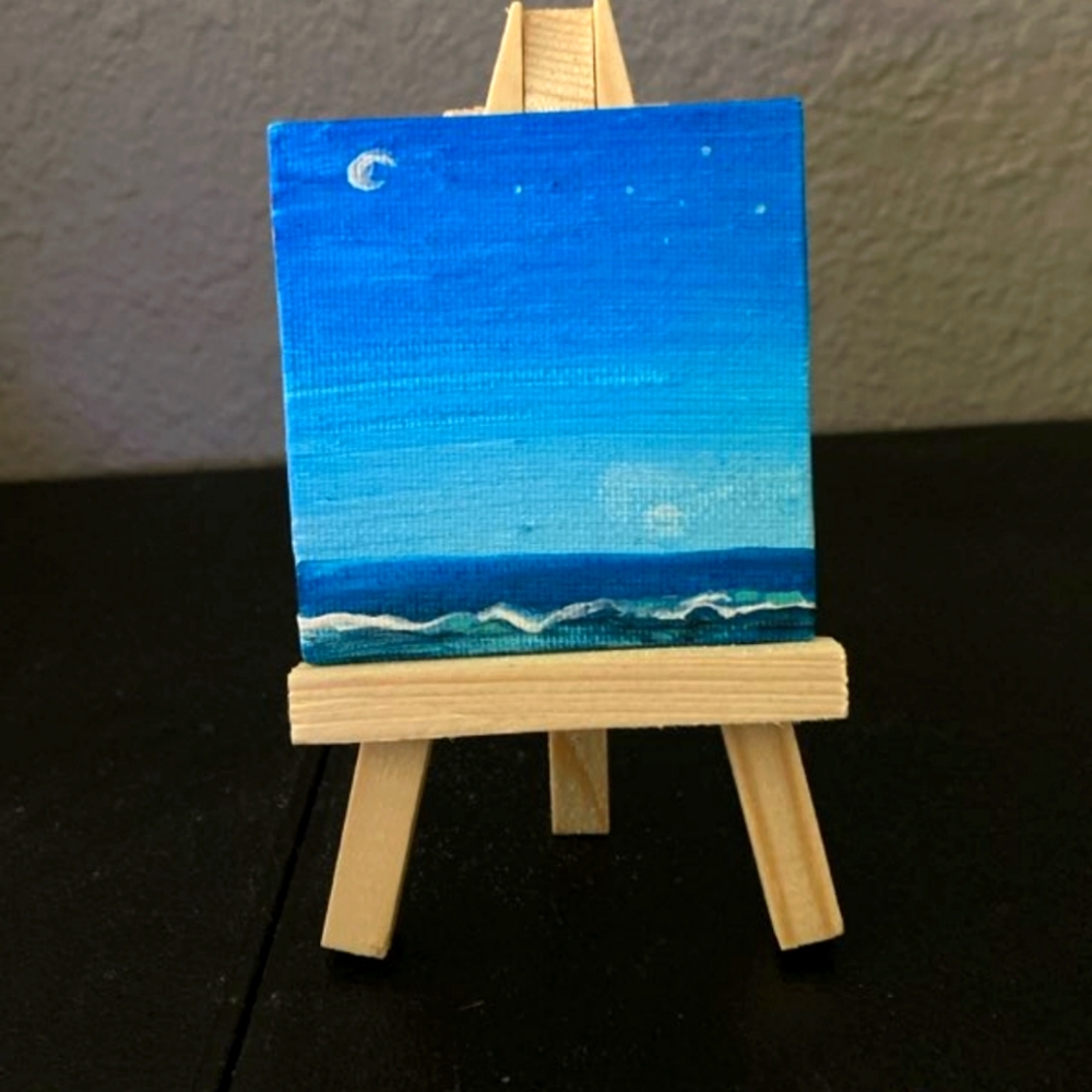 Nwt New rare hand paintings of many beautiful things mini hand painted hard …